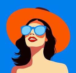 girl with sunglasses