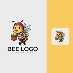 bee logo mascot