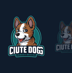 Dog cute mascot 