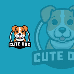 Dog cute mascot 