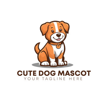 Dog cute mascot 