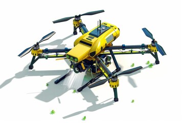 Drone technology and advanced planning techniques in modern agriculture enhance precision farming and sustainable management in sprawling cornfields