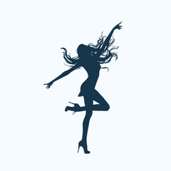 Women Dancing Silhouette