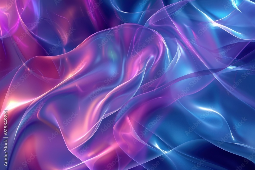 Poster ethereal abstract lines glowing. speed effect. generate ai
