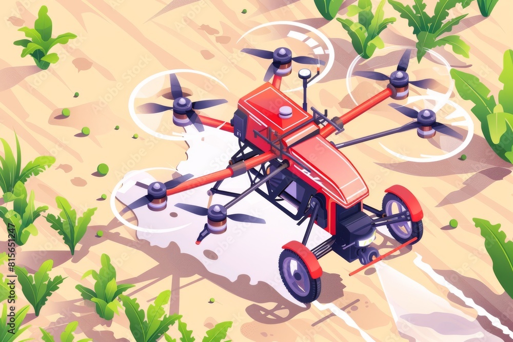 Poster sustainable management and precision farming in sprawling cornfields are optimized by advanced techn