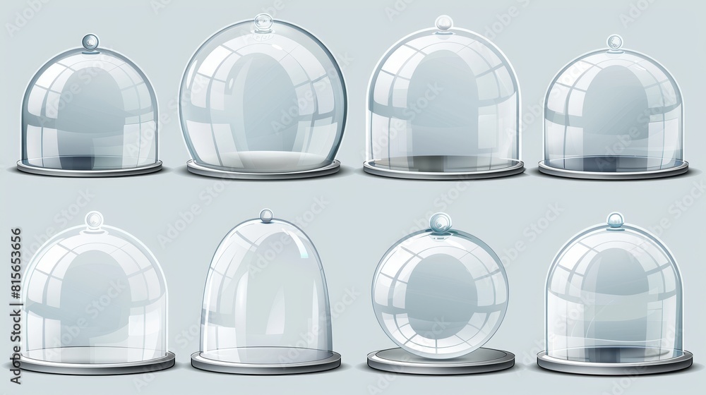 Poster the design consists of a transparent glass hemisphere and a glossy plastic shield of the ball and cy