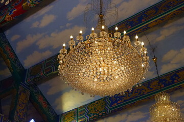 Obraz premium Radiant Ceiling Lamp.