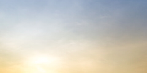  sun and clouds with sunset