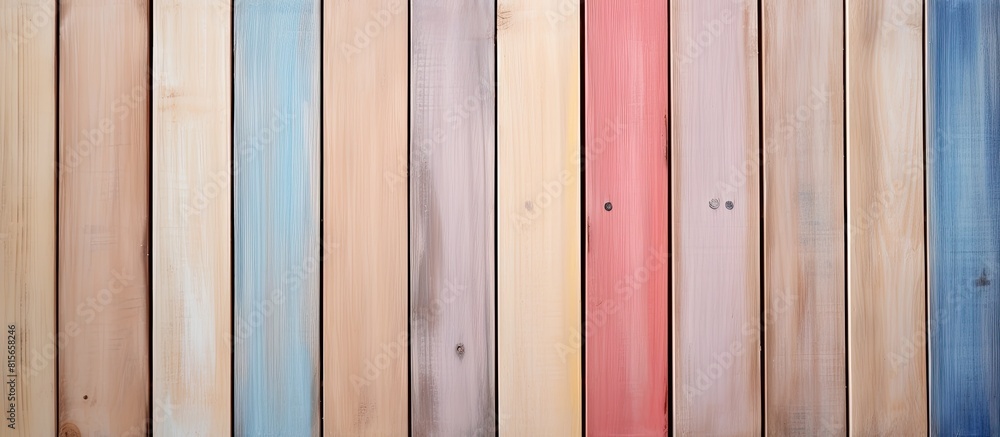 Poster beige painted vertical wooden boards for background with modified color scheme copy space image