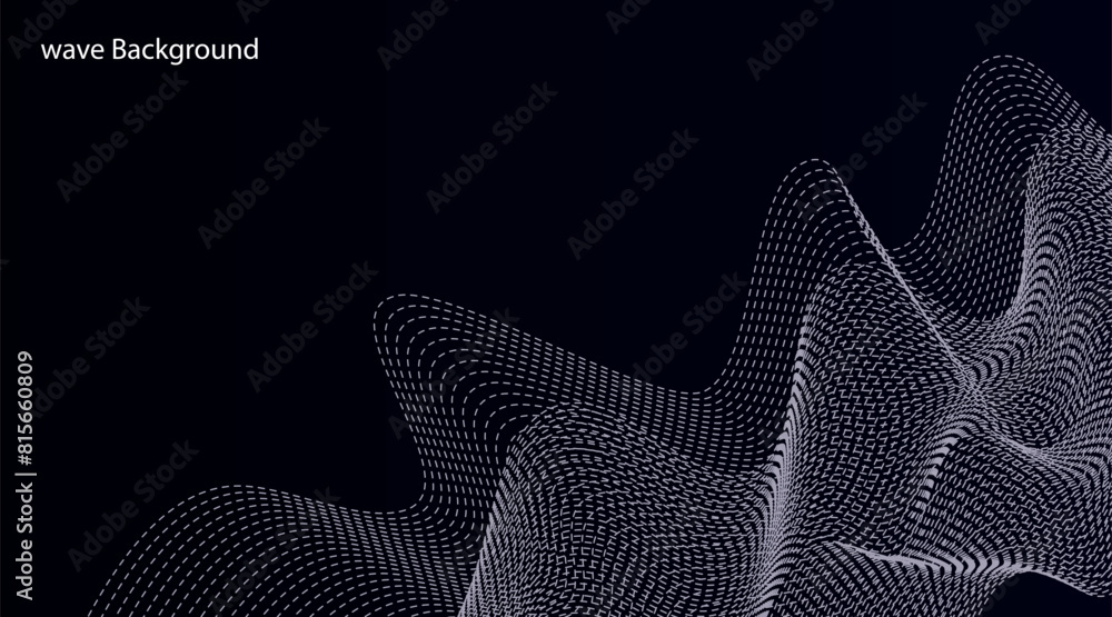 Poster curved wavy pattern for background. abstract background with business lines. abstract wave element f