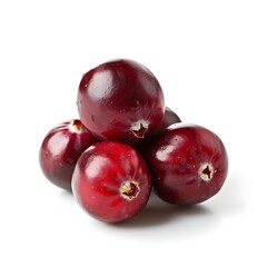 cranberry on white background