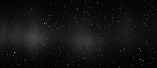 Water Splash On Black Background Falling raindrops footage animation in slow motion on dark black background with fog lightened from top rain animation with start and end perfect for film digital