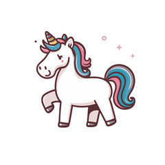 Unicorn Doodle Art: Magical Illustration of a Fabled Creature