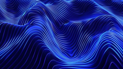 Digital technology wavy line abstract background.