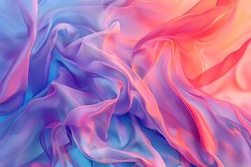 Obraz premium Digital technology wavy line abstract background.