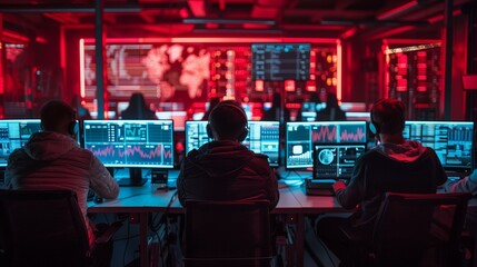 red team cyber security analysts work together to identify vulnerabilities in organization's security