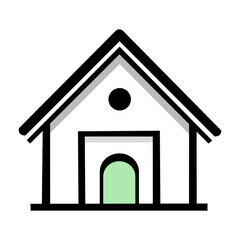 house icon isolated on white background
