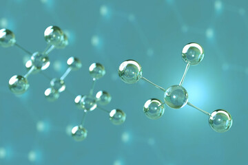 分子モデル　イメージ