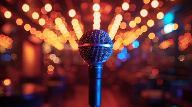 Karaoke birthday bash with a stage, lighting, and a playlist of the birthday person s favorite songs