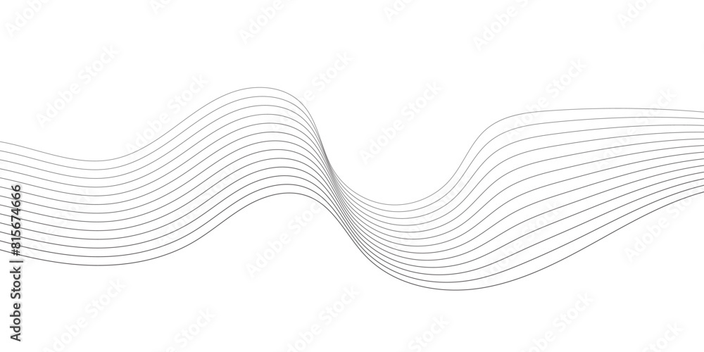 Poster abstract grey, white smooth element swoosh speed wave modern stream transparent background. modern s