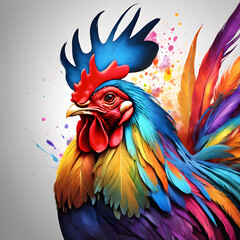 Fototapeta premium chicken beautiful chicken picture beautiful chicken 