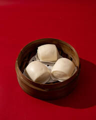 Mantau is a Chinese food that resembles buns, this mantau has no filling and is just pure bread made from wheat flour.
