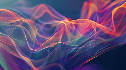 Flowing lines, very technical sense, some acrylic transparent texture, with a sense of movement, simple background