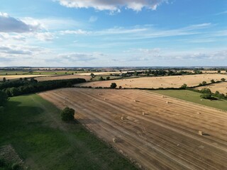 Obraz premium Aerial View of British countryside