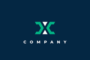 Obraz premium logo letter x abstract business modern