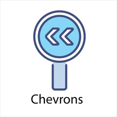 Chevrons Vector icon