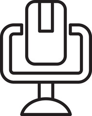 Microphone Icon Line Art