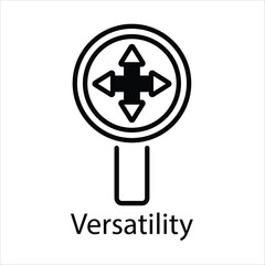 Versatility Vector icon