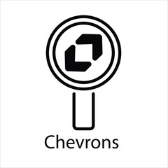 Chevrons Vector icon 