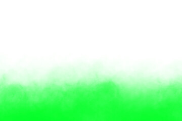 Adob - 1Green vector vapour ,fog or smoke on white background. Toxic gas. Cloudy sky or smog over...