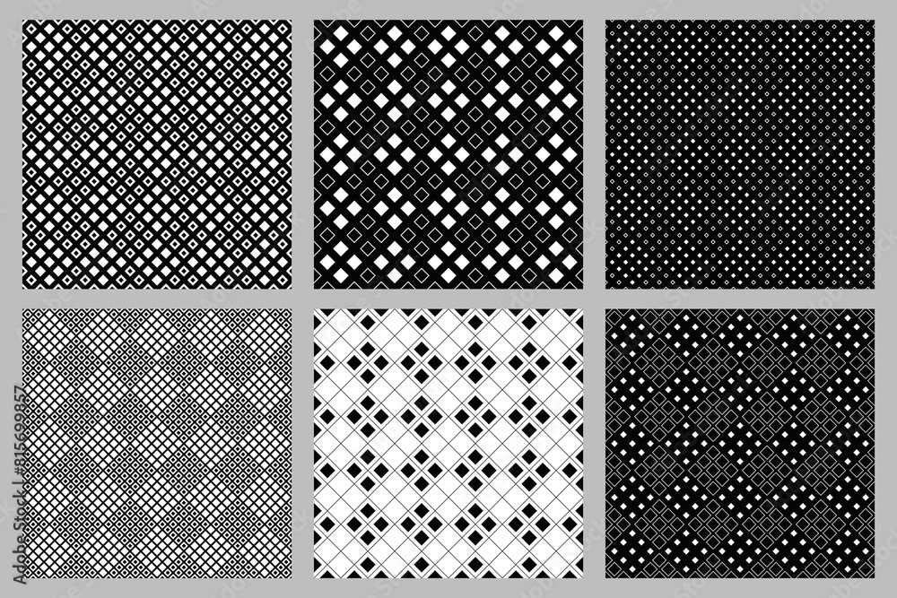 Poster abstract square pattern background collection - vector graphic