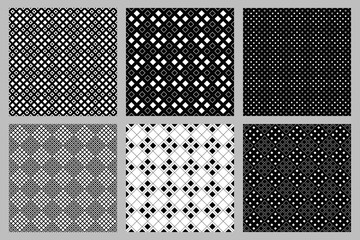 Abstract square pattern background collection -  vector graphic