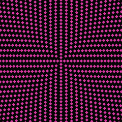 Round geometrical square pattern background - abstract  circular vector design