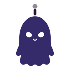 halloween ghost cartoon Cute Alien Space