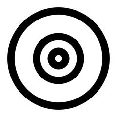 CD Icon in Line Style