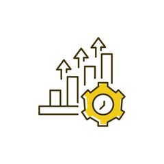 Enhanced Productivity Vector Icon Design