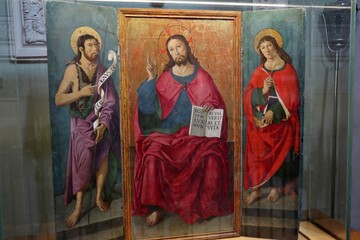 Nemi - Trittico quattrocentesco nella Chiesa di Santa Maria del Pozzo
