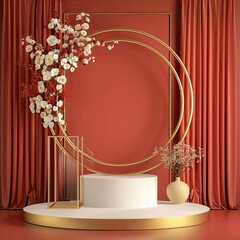 portrait backdrop luxury wedding and advertising