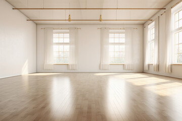 Obraz premium Modern training dance hall interior