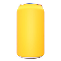 Can isolated 3d rendered illustration