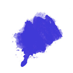 Farbfleck blau lila  - Tintenklecks oder Farbspritzer