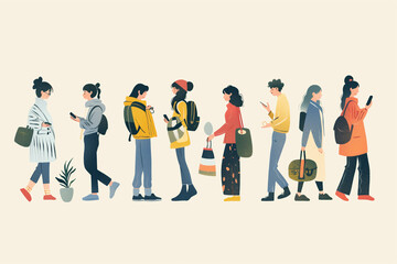 Obraz premium vector illustration art creative illustration minimalistic.