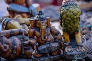 A handmade wooden idol of Lord Ganesh sounds like a beautiful tribute to the deity's revered...