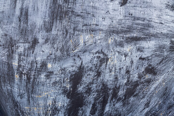 Obraz premium Grunge dark brushstrokes, rough painted texture, abstract background.