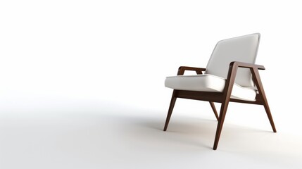modern chair, white background