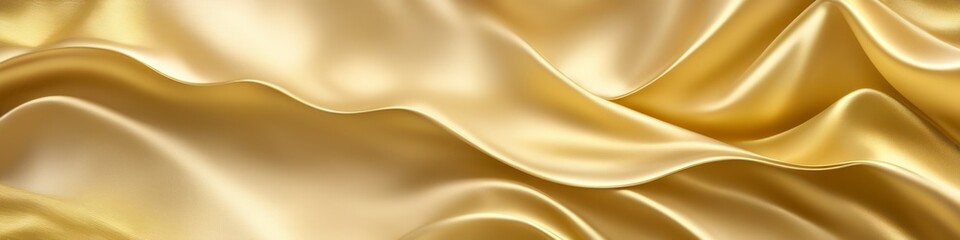 The image captures the subtle interplay of light and color on a silk golden texture, resulting in...
